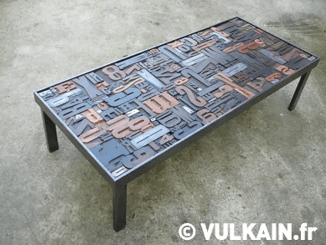 Table basse Vulkain